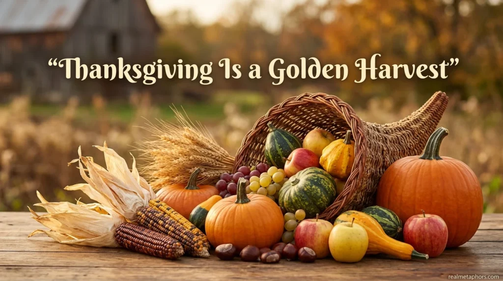 Thanksgiving Is a Golden Harvest